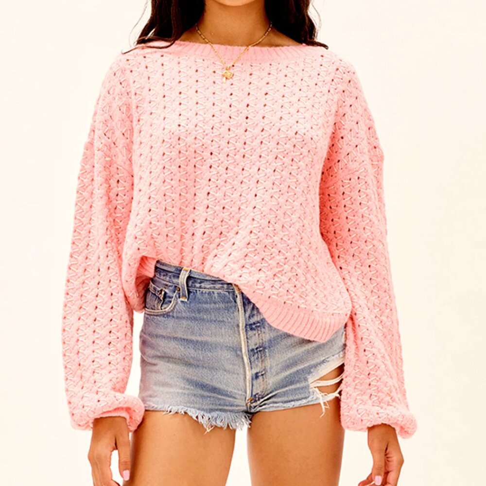 NWT For Love and Lemons Dawn Hi Lo Pullover